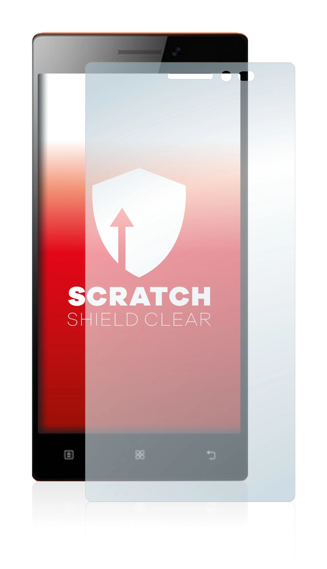 Immagine del dispositivo Lenovo Vibe X2 con un'ampia varietà di protezioni per lo schermo.