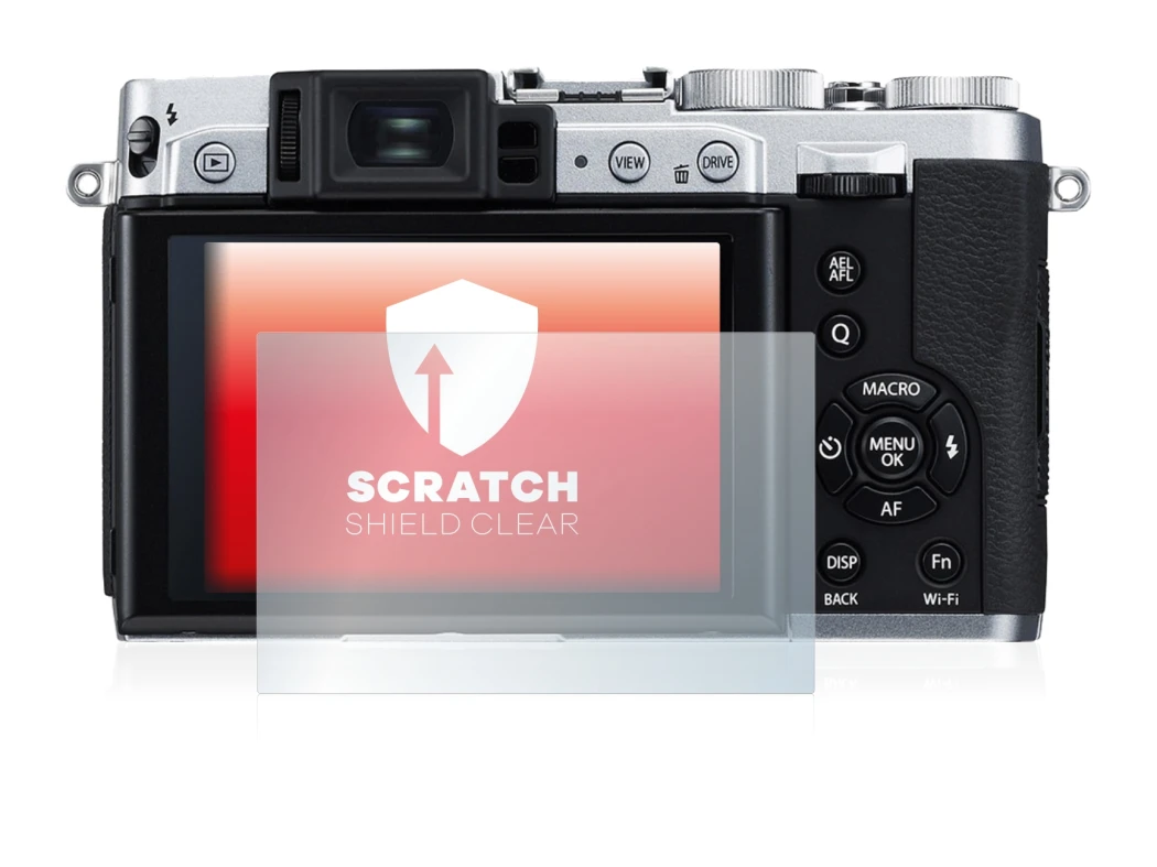 Immagine del dispositivo Fujifilm X30 con un'ampia varietà di protezioni per lo schermo.