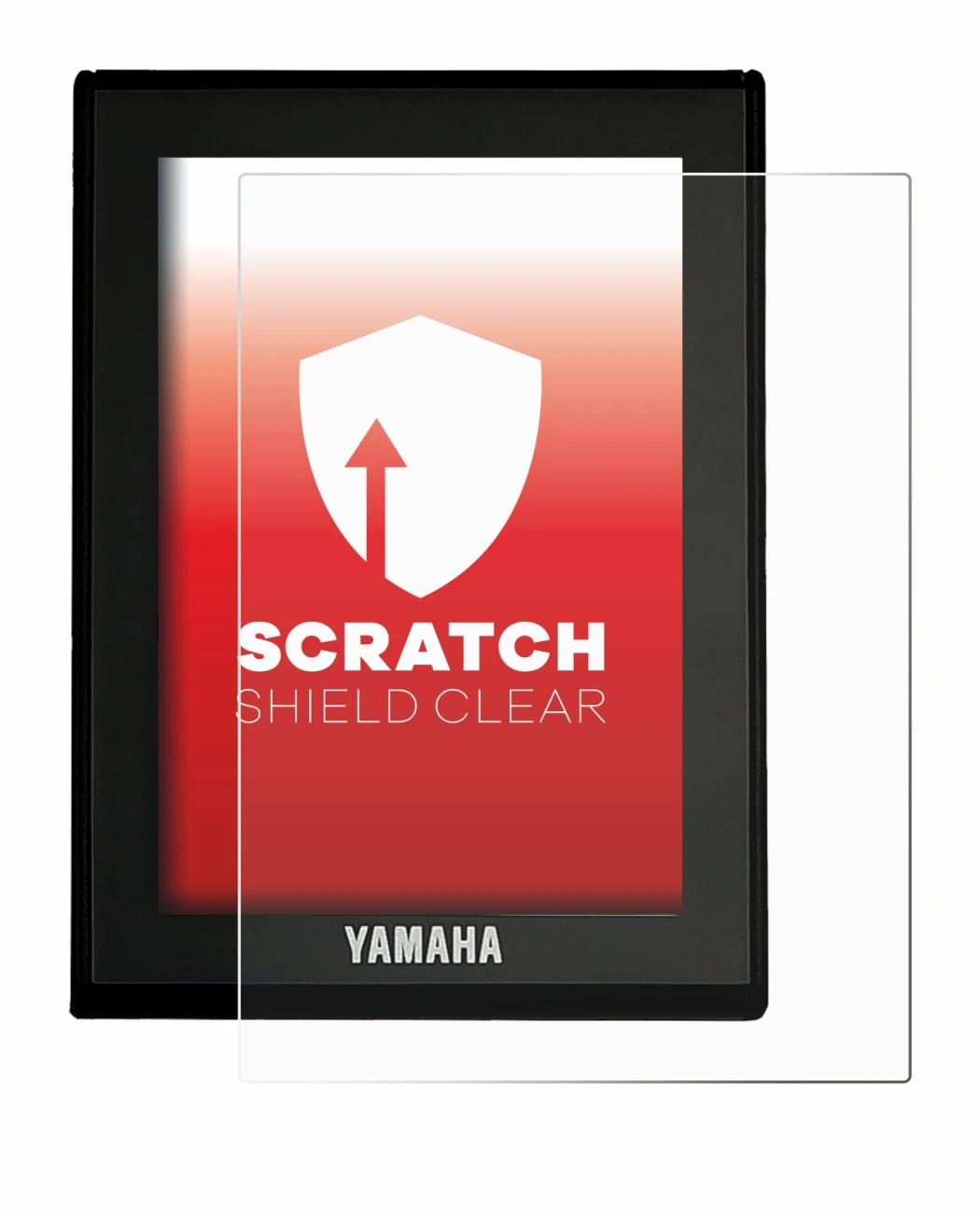 Immagine del dispositivo Yamaha LCD Display (E-Bike Display) con un'ampia varietà di protezioni per lo schermo.