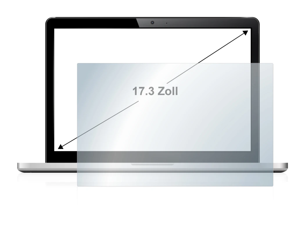 Immagine del dispositivo con un'ampia varietà di protezioni per lo schermo.