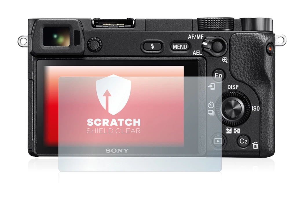 Immagine del dispositivo Sony Alpha 6300 con un'ampia varietà di protezioni per lo schermo.