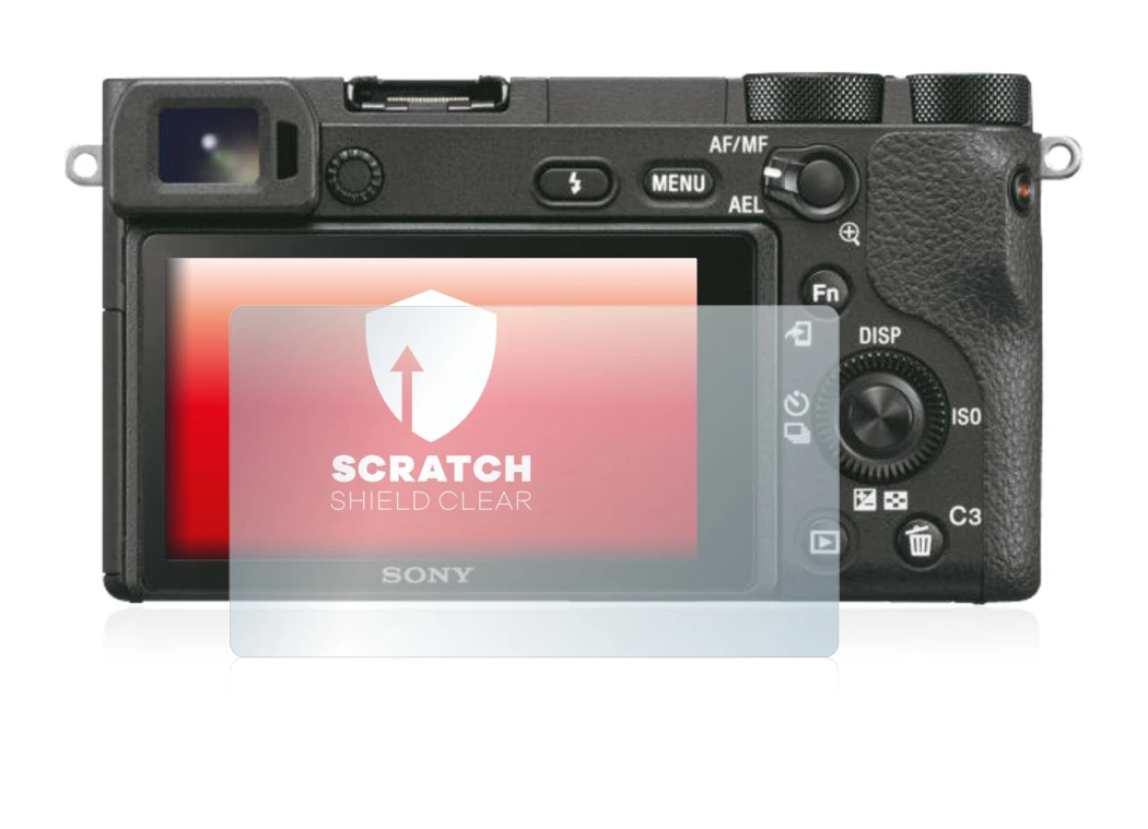 Immagine del dispositivo Sony Alpha 6500 con un'ampia varietà di protezioni per lo schermo.