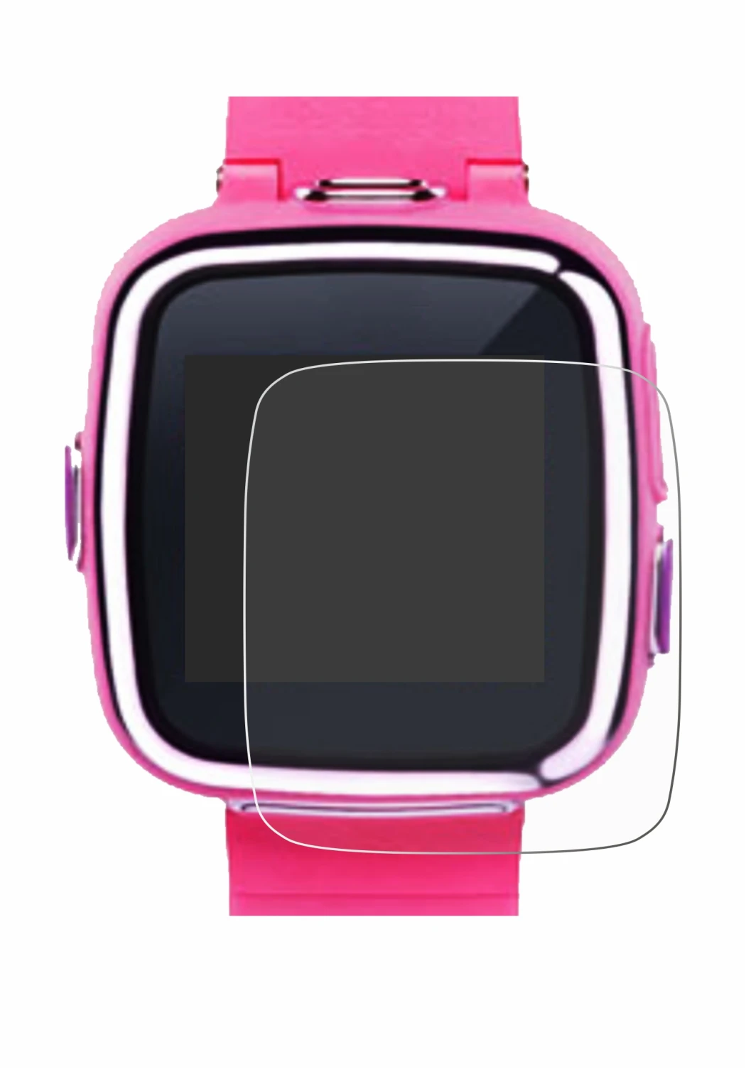 Immagine del dispositivo Vtech Kidizoom Smart Watch 2 con un'ampia varietà di protezioni per lo schermo.
