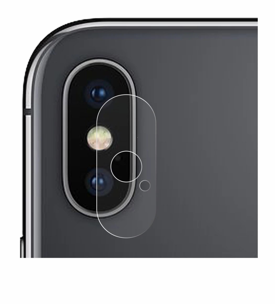 Immagine del dispositivo Apple iPhone X (SOLO Fotocamera) con un'ampia varietà di protezioni per lo schermo.