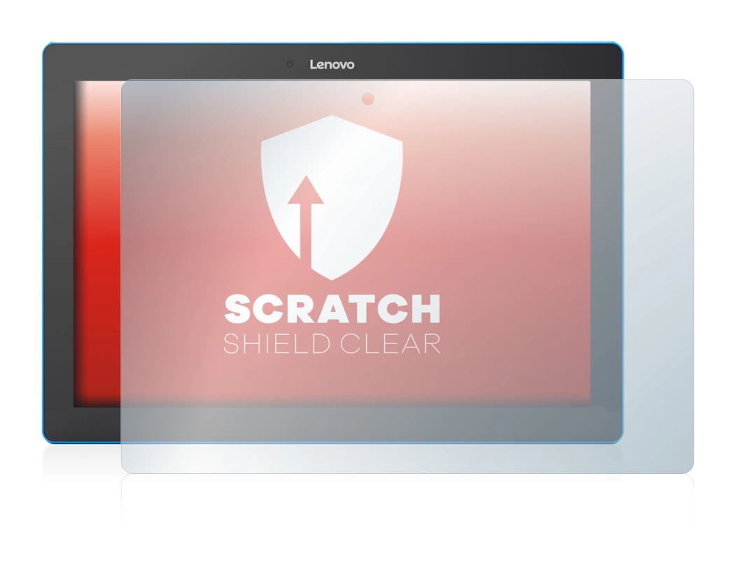 Immagine del dispositivo Lenovo Tab 10 TB-X103F con un'ampia varietà di protezioni per lo schermo.