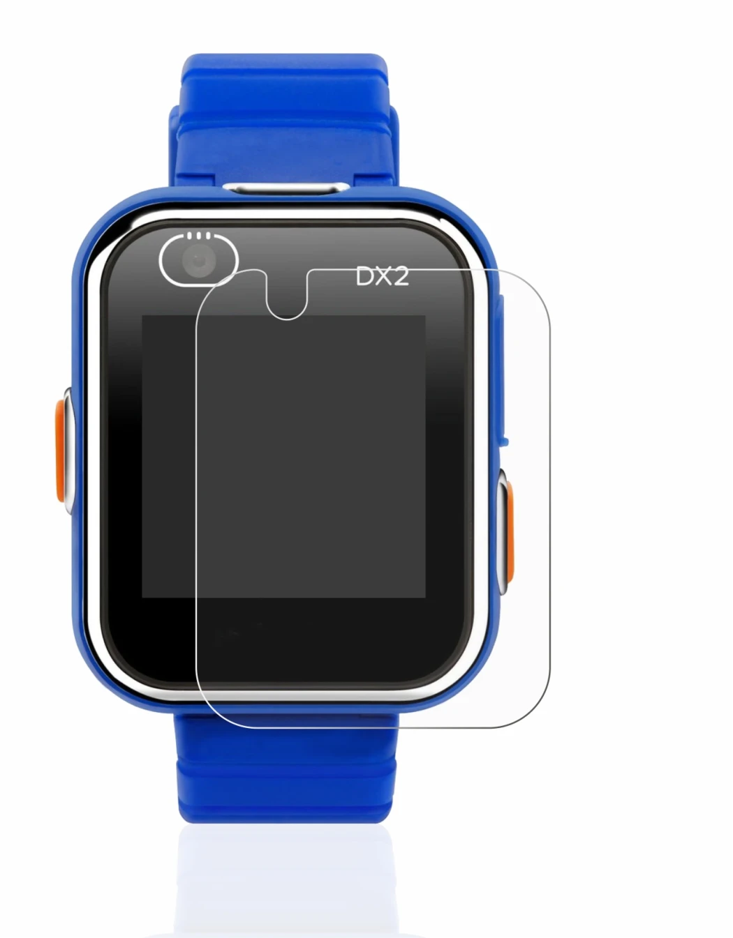 Immagine del dispositivo Vtech Kidizoom Smart Watch DX2 con un'ampia varietà di protezioni per lo schermo.