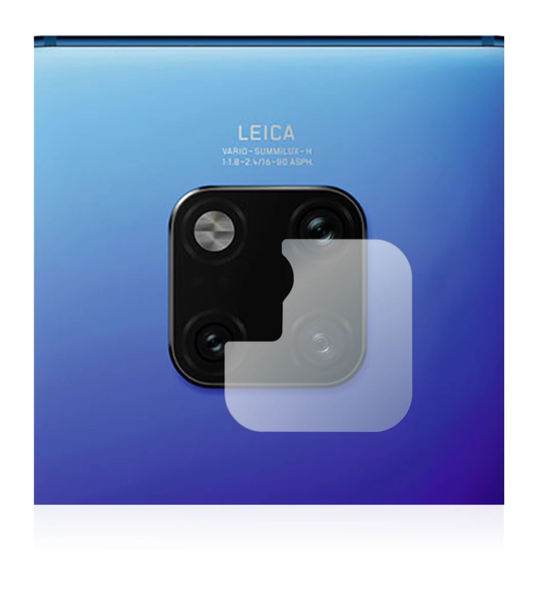 Immagine del dispositivo Huawei Mate 20 Pro (SOLO Fotocamera) con un'ampia varietà di protezioni per lo schermo.