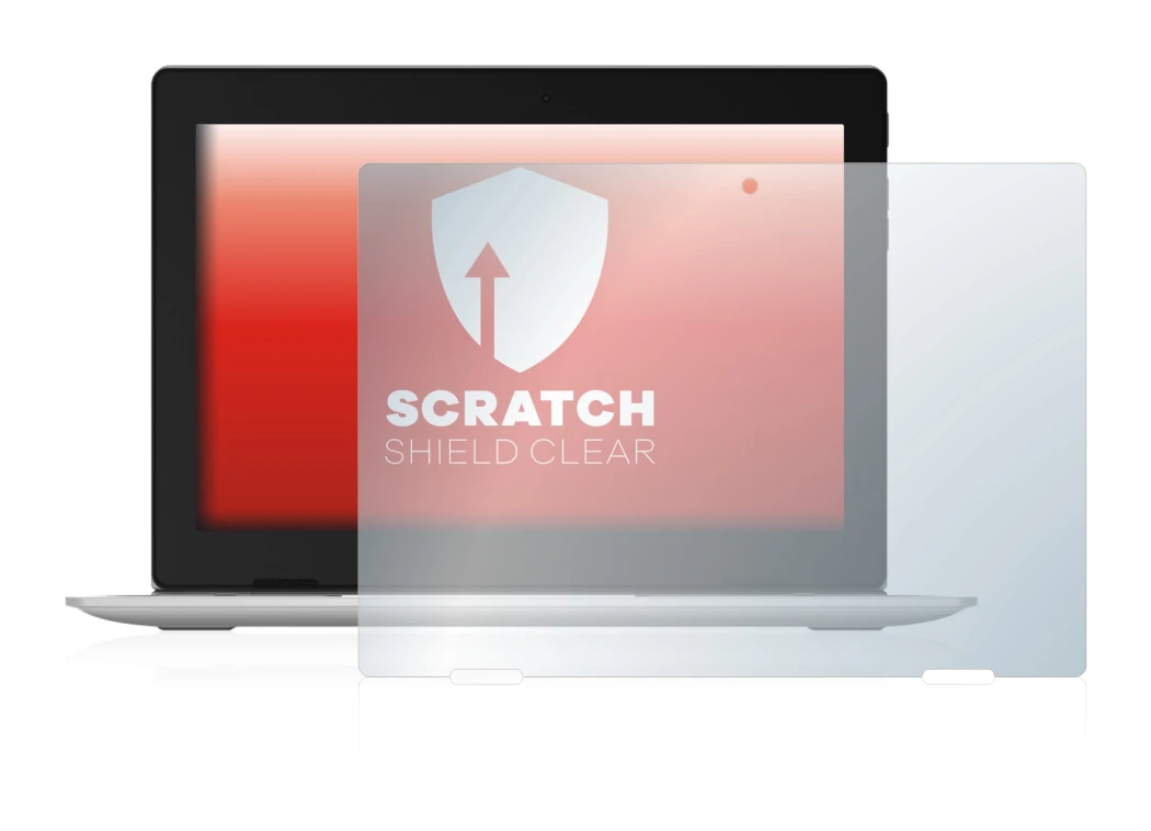 Immagine del dispositivo Lenovo IdeaPad D330 con un'ampia varietà di protezioni per lo schermo.