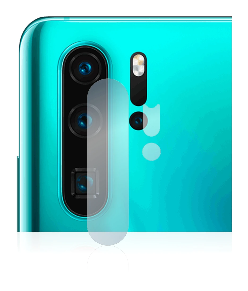 Immagine del dispositivo Huawei P30 Pro (SOLO Fotocamera) con un'ampia varietà di protezioni per lo schermo.