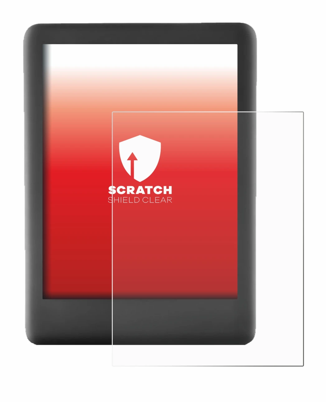 Immagine del dispositivo Amazon Kindle 2019 (10a Gen.) con un'ampia varietà di protezioni per lo schermo.