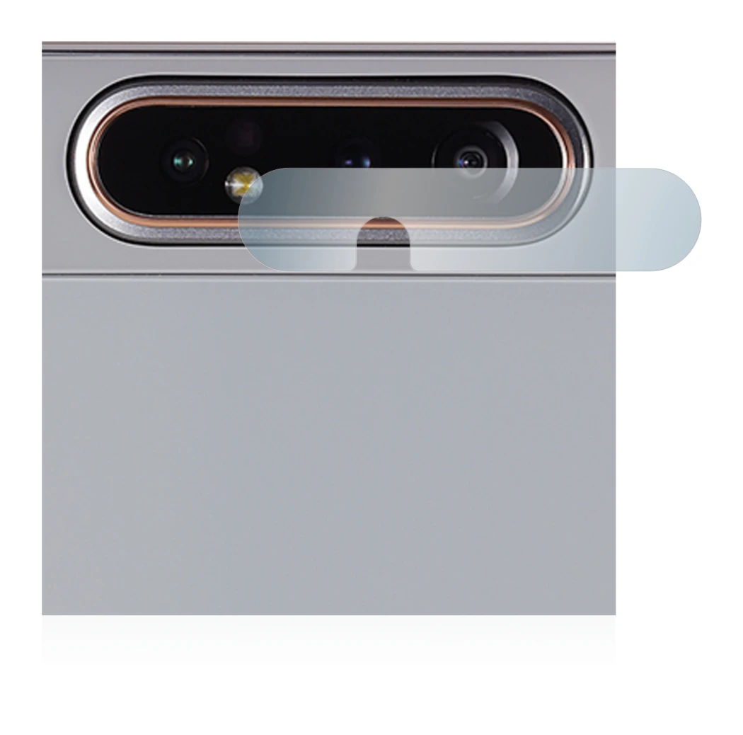 Immagine del dispositivo Samsung Galaxy A80 (SOLO Fotocamera) con un'ampia varietà di protezioni per lo schermo.