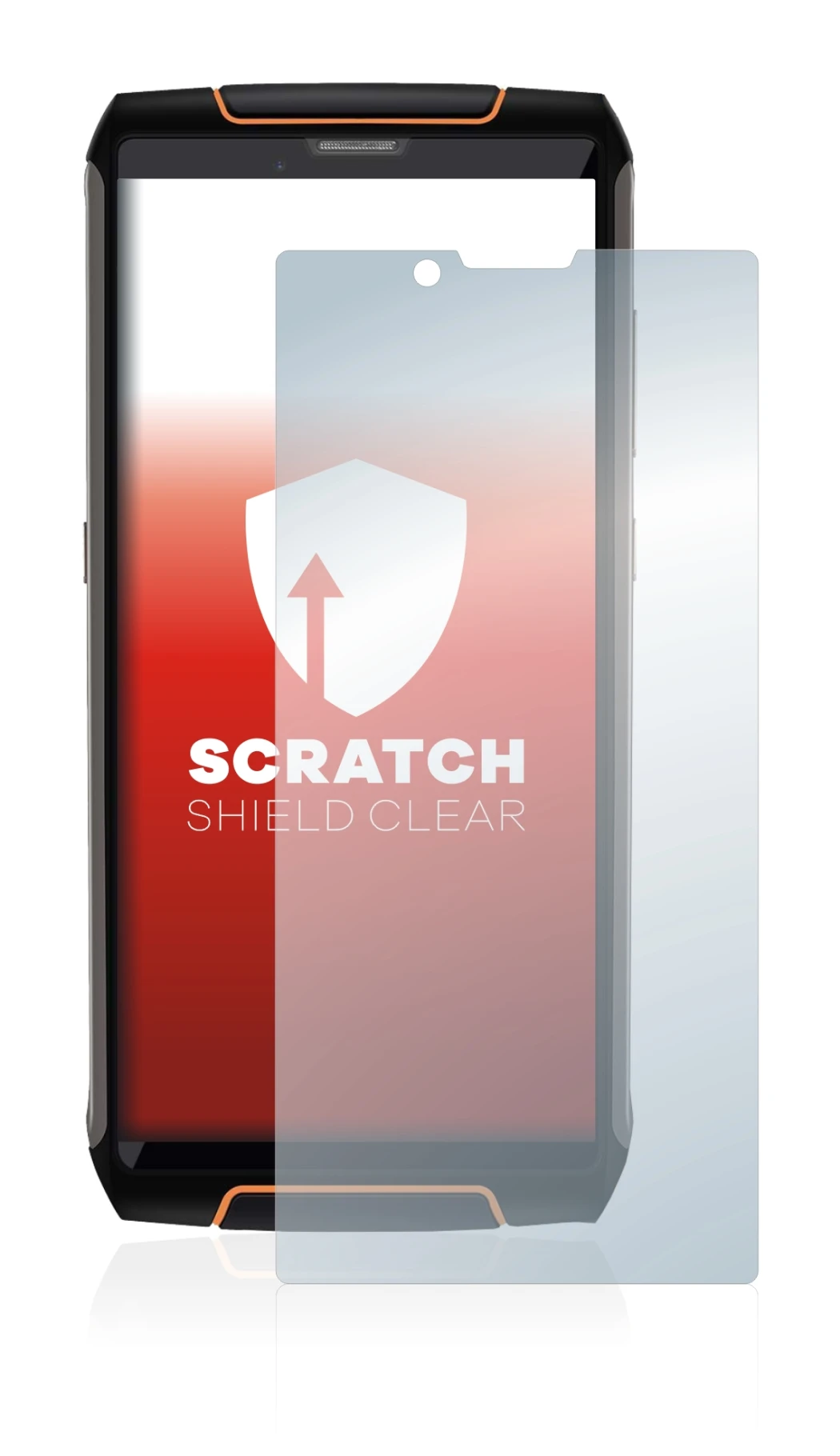 Immagine del dispositivo Cubot King Kong 3 con un'ampia varietà di protezioni per lo schermo.