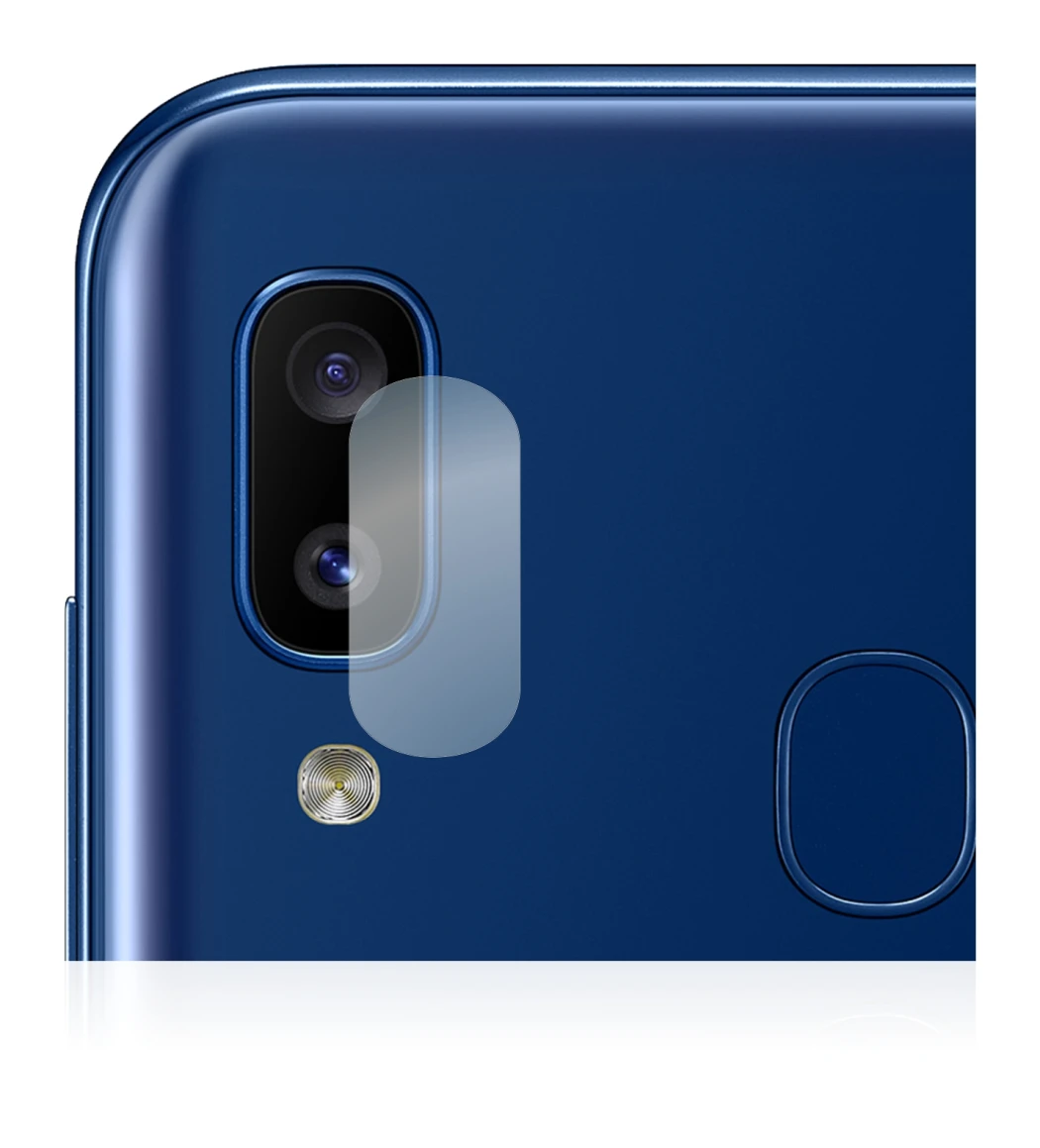 Immagine del dispositivo Samsung Galaxy A20e (SOLO Fotocamera) con un'ampia varietà di protezioni per lo schermo.