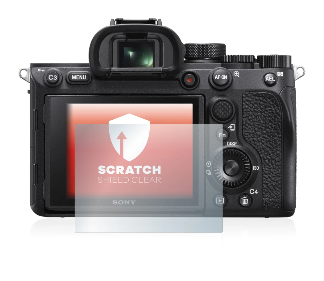 Immagine del dispositivo Sony Alpha 7R IV con un'ampia varietà di protezioni per lo schermo.