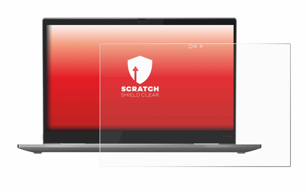 Immagine del dispositivo Lenovo ThinkPad X1 Yoga (4a Gen.) con un'ampia varietà di protezioni per lo schermo.