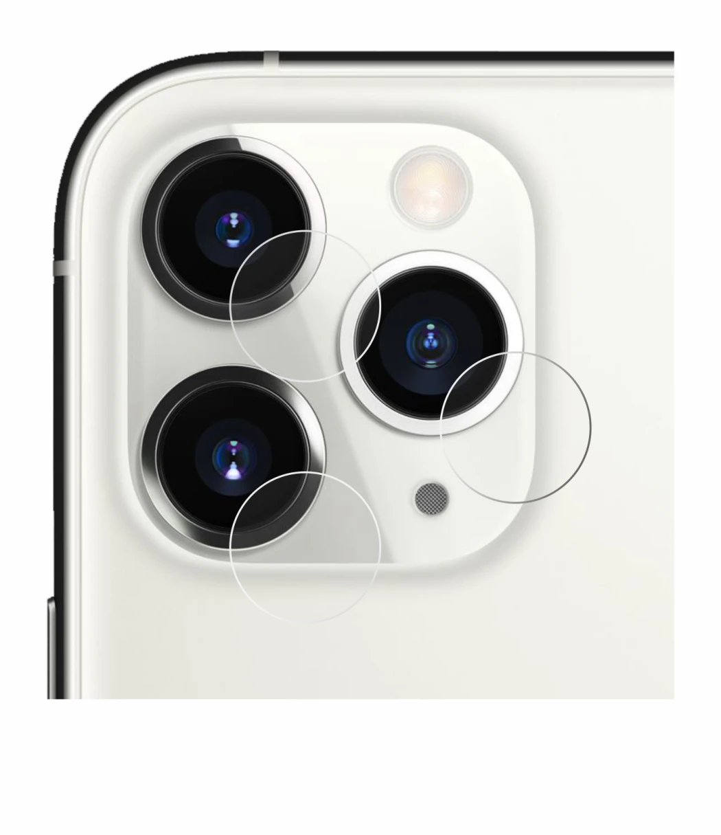Immagine del dispositivo Apple iPhone 11 Pro (SOLO Fotocamera) con un'ampia varietà di protezioni per lo schermo.