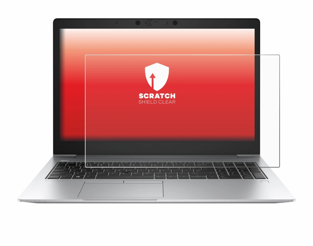 Immagine del dispositivo HP EliteBook 850 G6 con un'ampia varietà di protezioni per lo schermo.