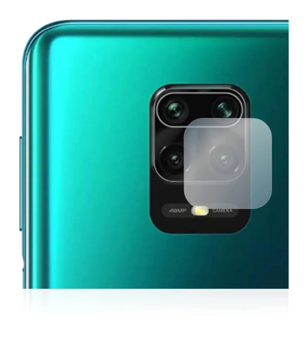 Immagine del dispositivo Xiaomi Redmi Note 9S (SOLO Fotocamera) con un'ampia varietà di protezioni per lo schermo.