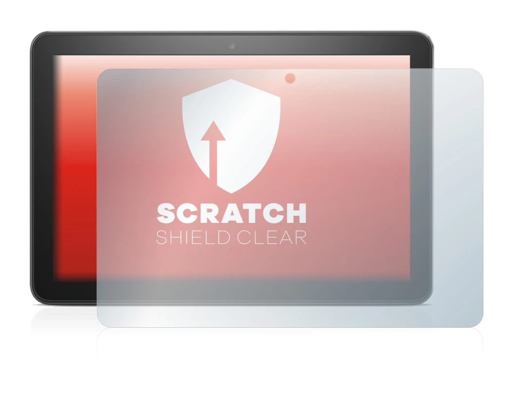 Immagine del dispositivo Amazon Fire HD 8 Plus 2020 (10a Gen.) con un'ampia varietà di protezioni per lo schermo.