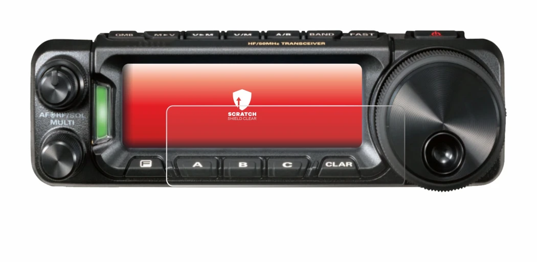 Immagine del dispositivo Yaesu FT-891 con un'ampia varietà di protezioni per lo schermo.