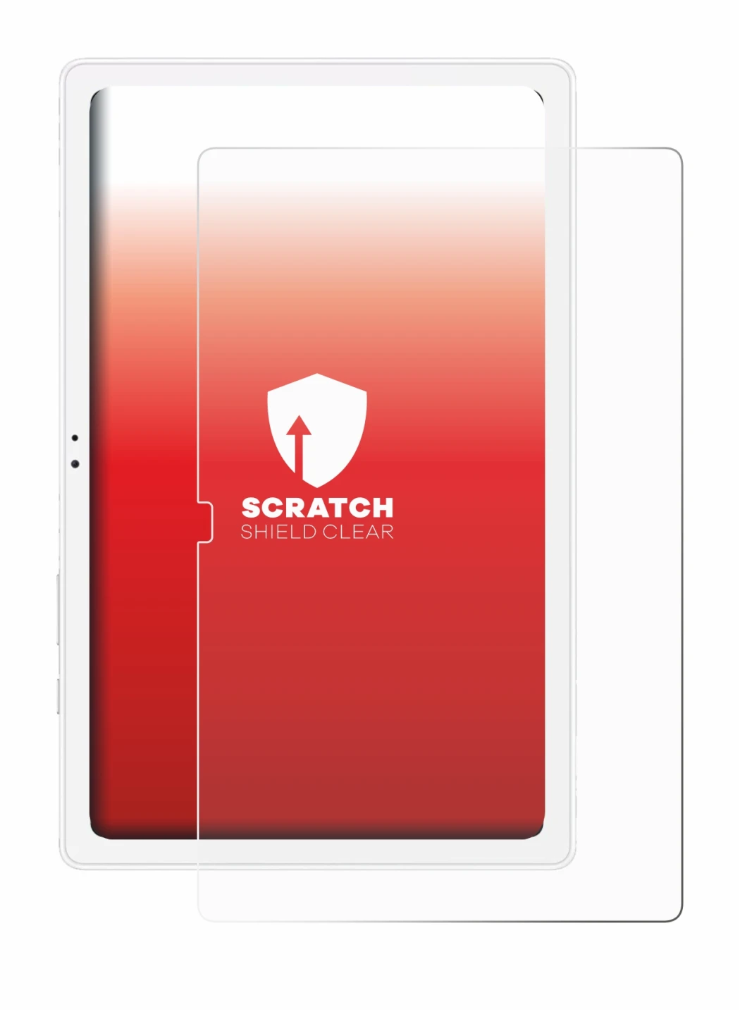 Immagine del dispositivo Samsung Galaxy Tab A7 10.4 WiFi 2020 con un'ampia varietà di protezioni per lo schermo.