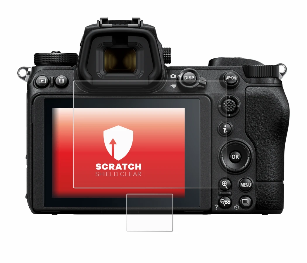 Immagine del dispositivo Nikon Z 6 II con un'ampia varietà di protezioni per lo schermo.