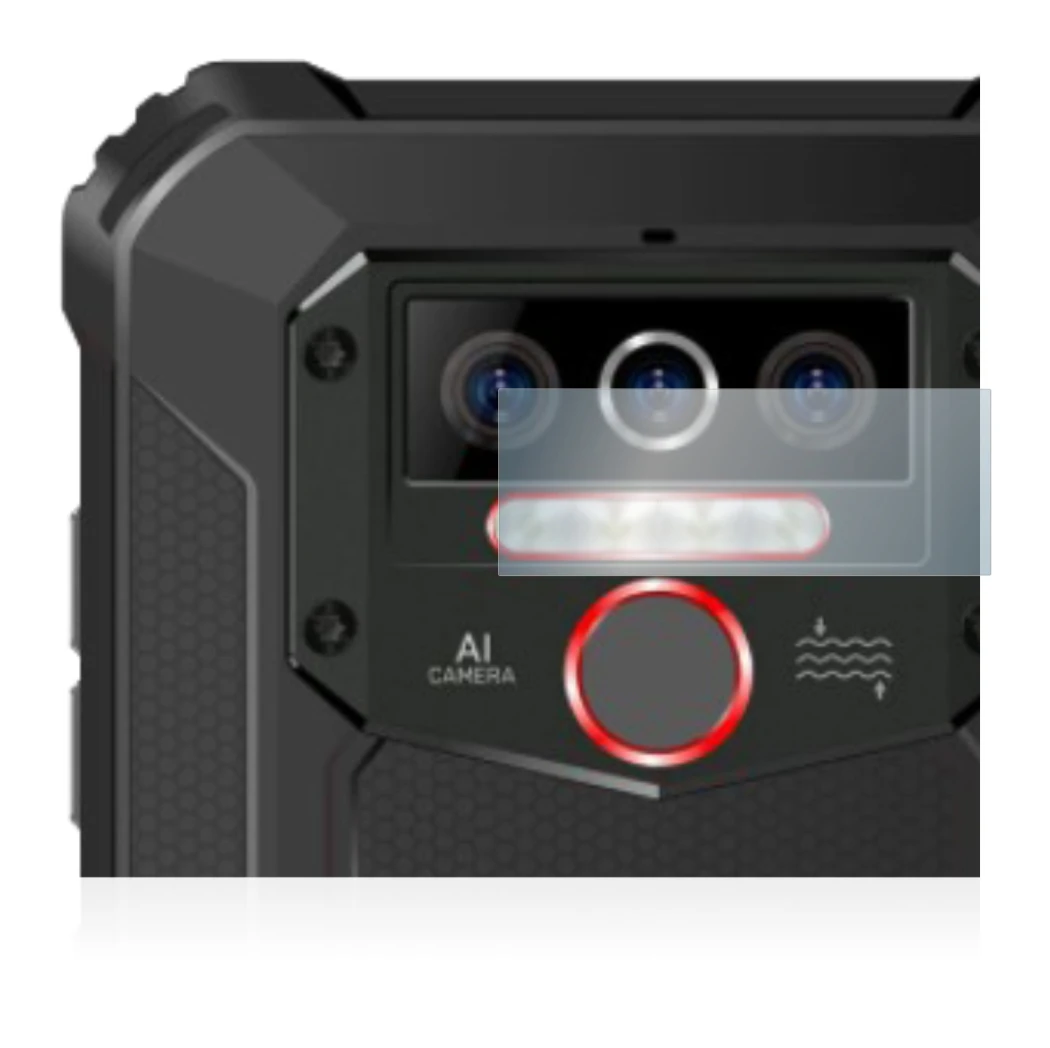 Immagine del dispositivo Oukitel WP5 Pro (SOLO Fotocamera) con un'ampia varietà di protezioni per lo schermo.