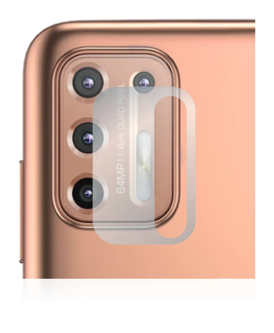 Immagine del dispositivo Motorola Moto G9 Plus (SOLO Fotocamera) con un'ampia varietà di protezioni per lo schermo.