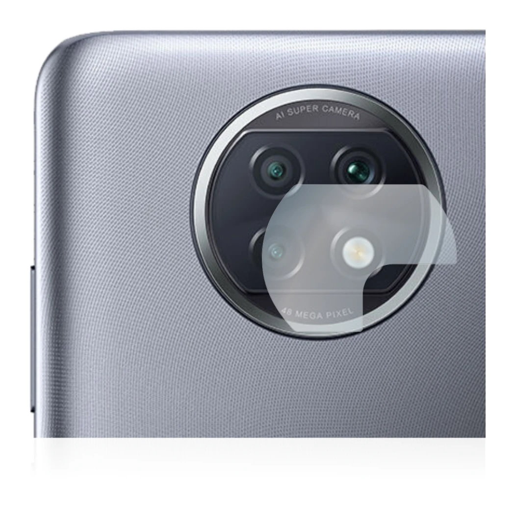 Immagine del dispositivo Xiaomi Redmi Note 9T 5G (SOLO Fotocamera) con un'ampia varietà di protezioni per lo schermo.