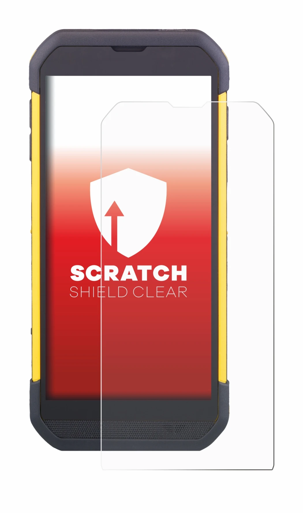 Immagine del dispositivo Cipherlab RS35 con un'ampia varietà di protezioni per lo schermo.