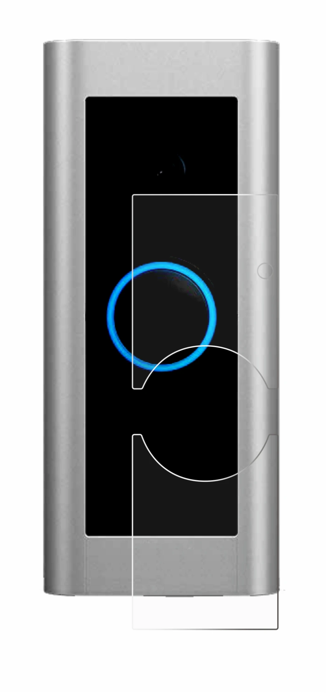 Immagine del dispositivo Ring Video Doorbell Pro 2 con un'ampia varietà di protezioni per lo schermo.