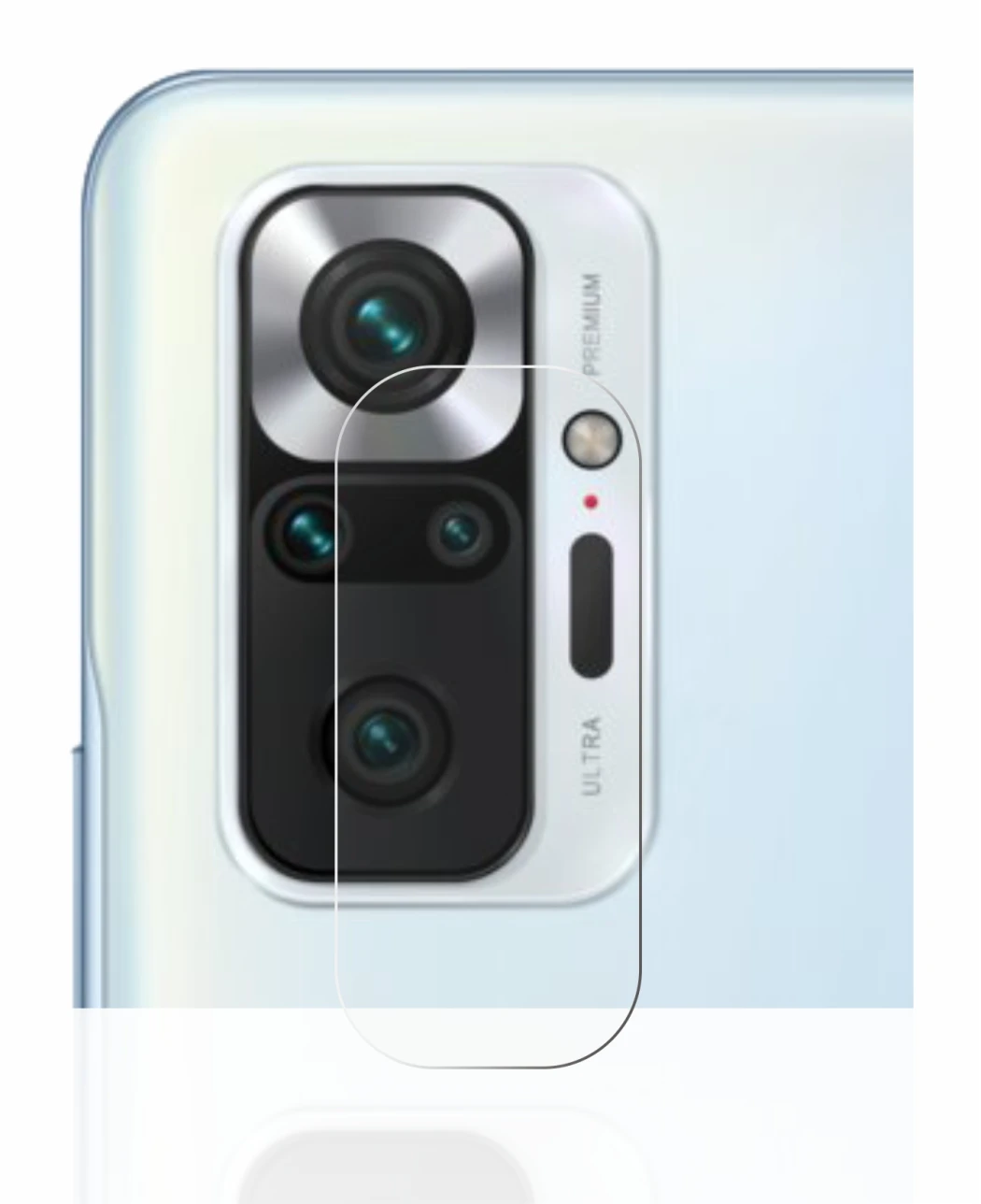 Immagine del dispositivo Xiaomi Redmi Note 10 Pro (SOLO Fotocamera) con un'ampia varietà di protezioni per lo schermo.
