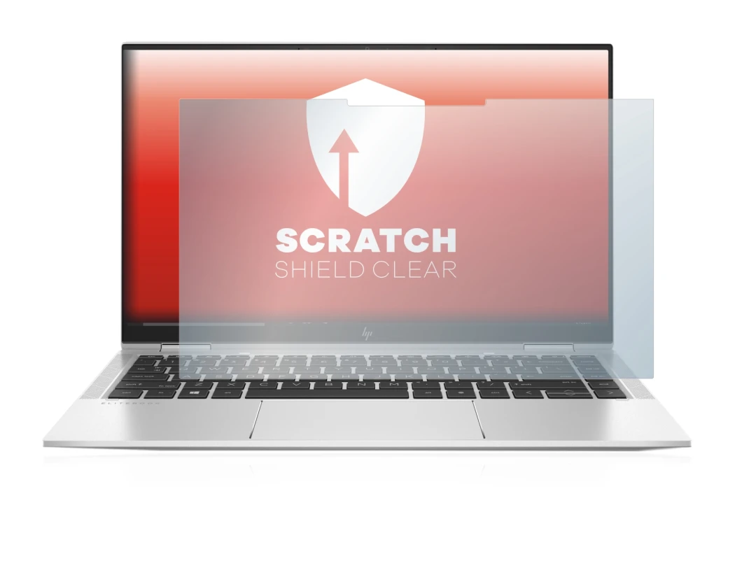 Immagine del dispositivo HP Elitebook x360 1040 G7 con un'ampia varietà di protezioni per lo schermo.