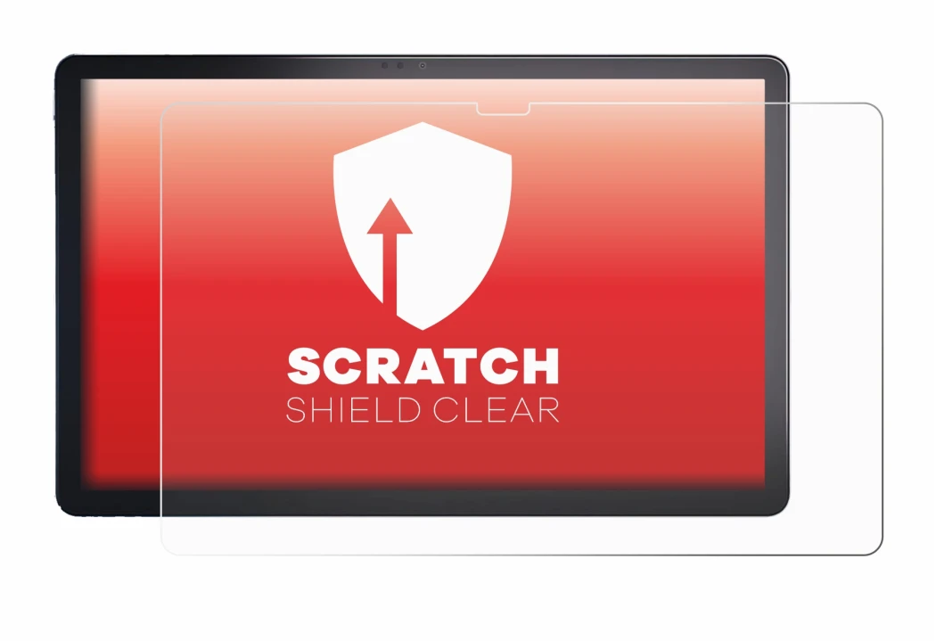 Immagine del dispositivo Lenovo Tab P11 Plus con un'ampia varietà di protezioni per lo schermo.