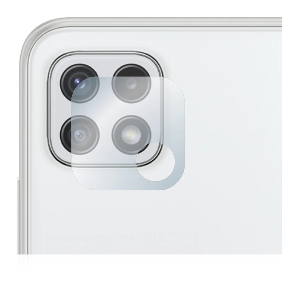 Immagine del dispositivo Samsung Galaxy A22 5G (SOLO Fotocamera) con un'ampia varietà di protezioni per lo schermo.