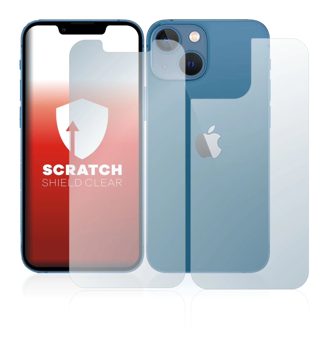Immagine del dispositivo Apple iPhone 13 mini (Fronte+Retro) con un'ampia varietà di protezioni per lo schermo.