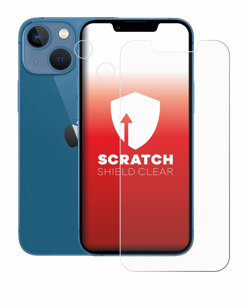 Immagine del dispositivo Apple iPhone 13 mini (Fronte+Fotocamera) con un'ampia varietà di protezioni per lo schermo.