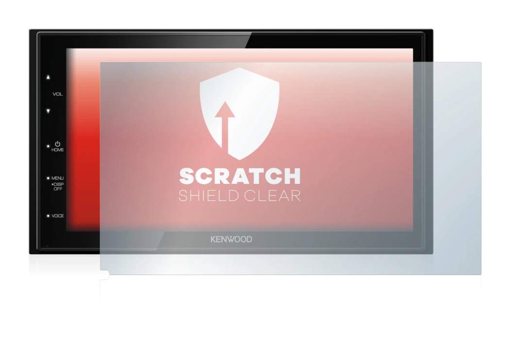 Immagine del dispositivo Kenwood DMX5020DABS con un'ampia varietà di protezioni per lo schermo.