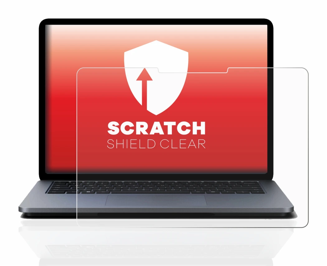 Immagine del dispositivo Microsoft Surface Laptop Studio con un'ampia varietà di protezioni per lo schermo.