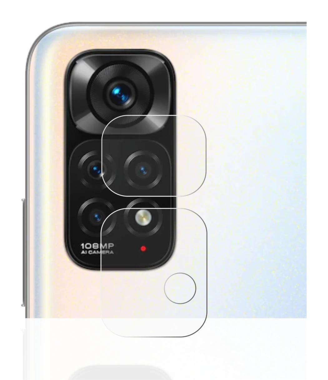 Immagine del dispositivo Xiaomi Redmi Note 11S (SOLO Fotocamera) con un'ampia varietà di protezioni per lo schermo.