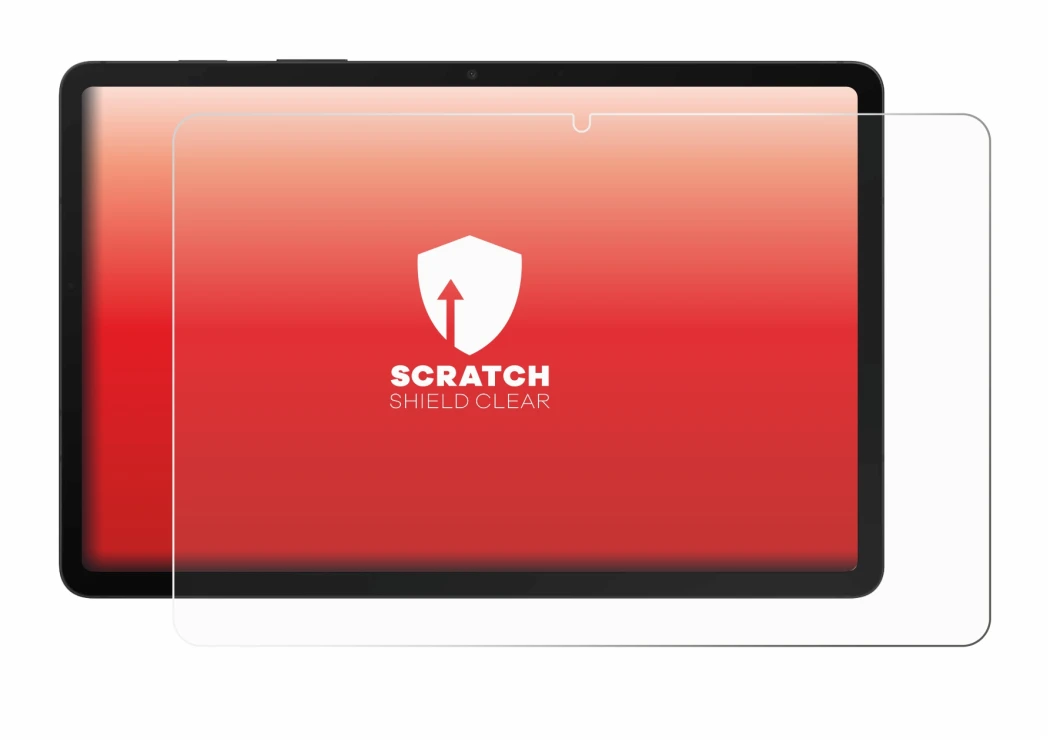 Immagine del dispositivo Samsung Galaxy Tab S8 5G con un'ampia varietà di protezioni per lo schermo.