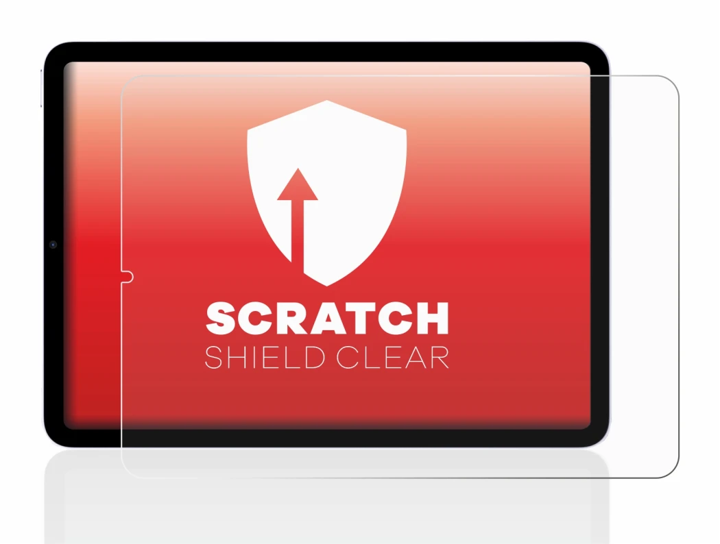 Immagine del dispositivo Apple iPad Air 5 2022 (5a. Gen.) con un'ampia varietà di protezioni per lo schermo.