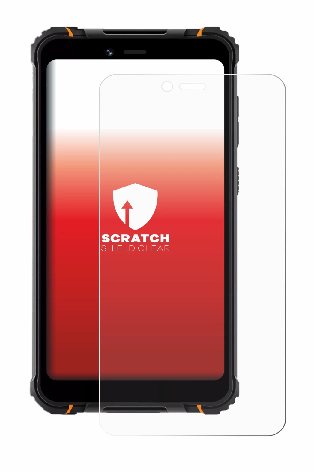 Immagine del dispositivo Hotwav T5 Pro con un'ampia varietà di protezioni per lo schermo.