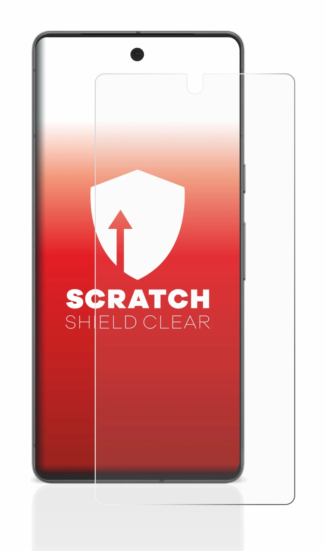 Immagine del dispositivo Google Pixel 7 con un'ampia varietà di protezioni per lo schermo.