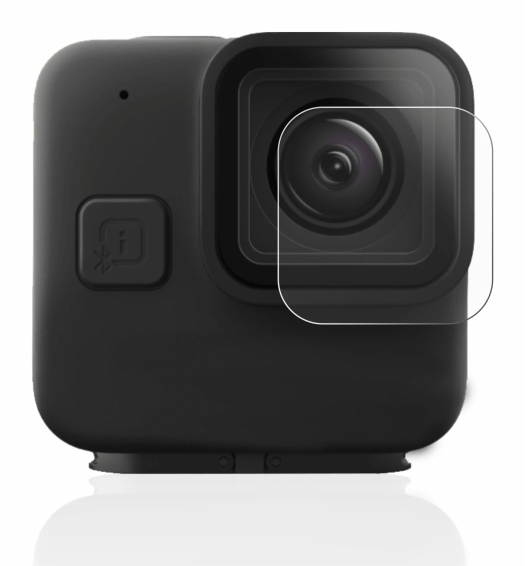 Immagine del dispositivo GoPro Hero 11 mini Lente (Cassa) con un'ampia varietà di protezioni per lo schermo.