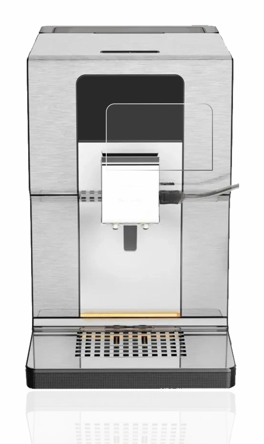 Immagine del dispositivo Krups Intuition Experience+ EA877D10 con un'ampia varietà di protezioni per lo schermo.