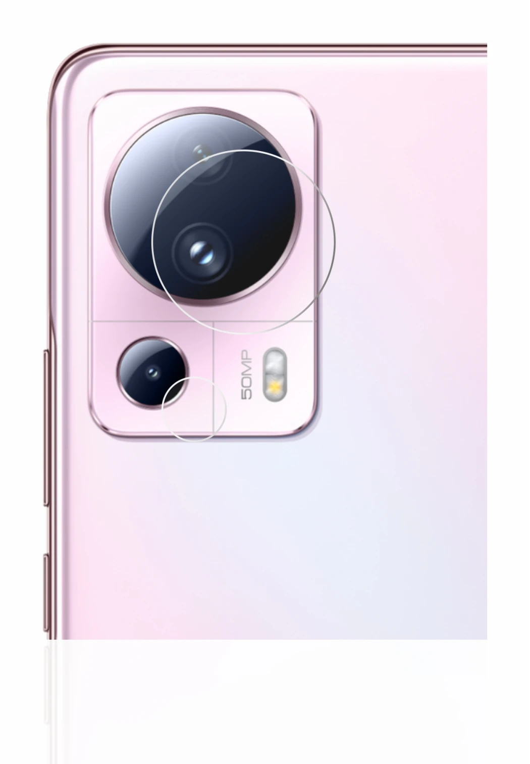 Immagine del dispositivo Xiaomi 13 Lite (SOLO Fotocamera) con un'ampia varietà di protezioni per lo schermo.