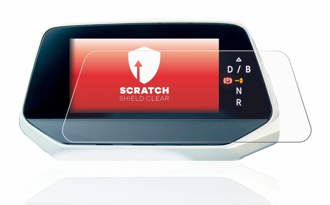 Immagine del dispositivo Volkswagen ID.4 Digitalcockpit con un'ampia varietà di protezioni per lo schermo.