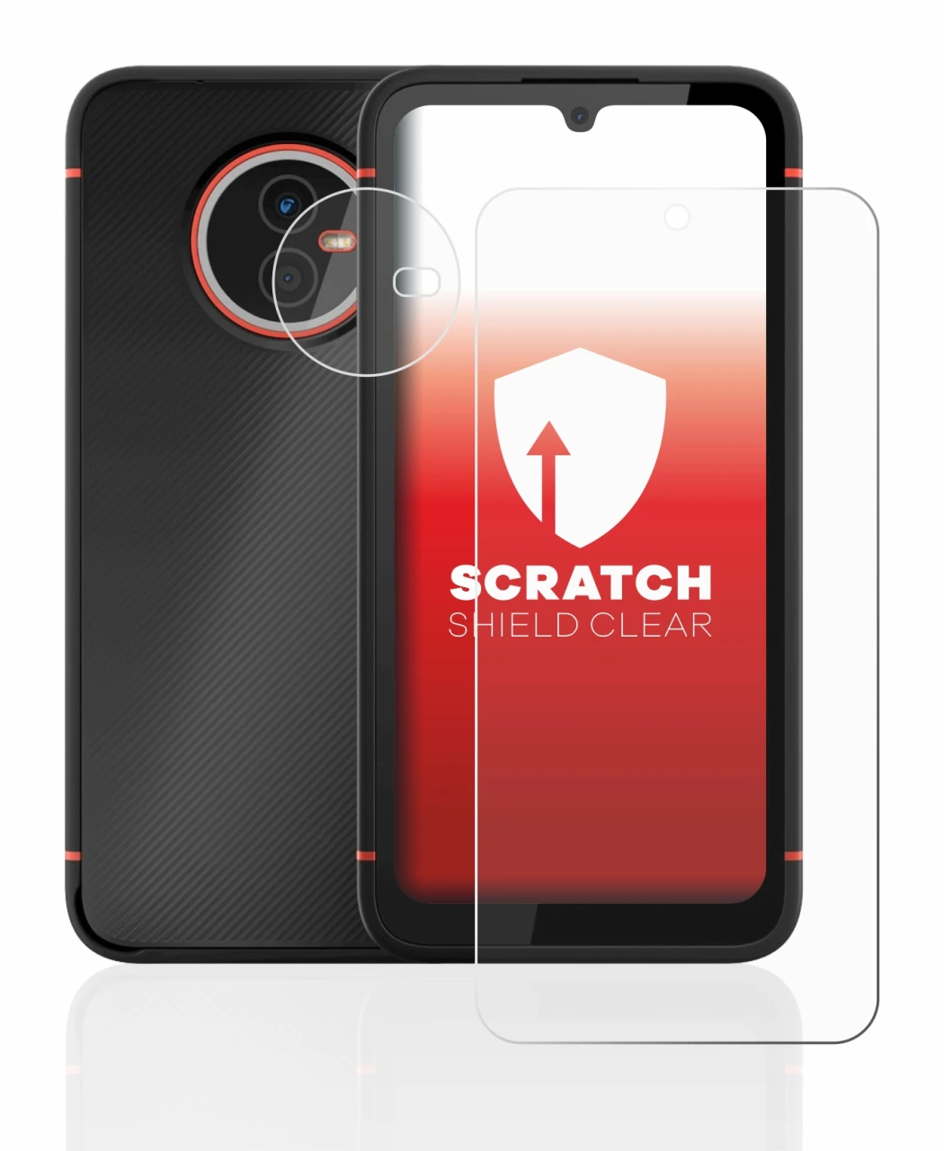 Immagine del dispositivo Gigaset GX4 (Fronte+Fotocamera) con un'ampia varietà di protezioni per lo schermo.