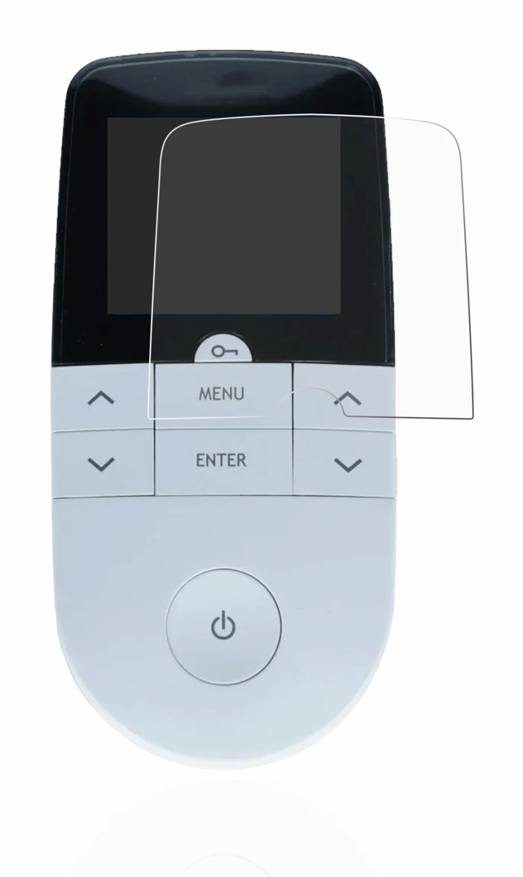 Immagine del dispositivo Beurer EM 49 Digital TENS/EMS con un'ampia varietà di protezioni per lo schermo.